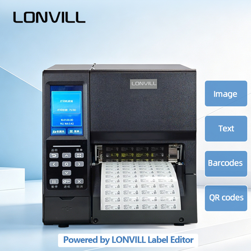 LONVILL Custom 600dpi RFID Lab - đánh giá và giá Barcode Printer