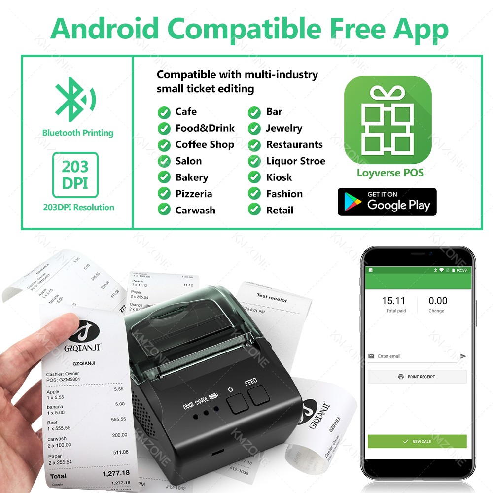 POS Receipt Mobile Mini Printe - đánh giá và giá Commercial Book Printing Machines