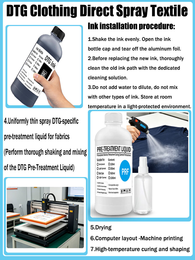 DTG Pretreatment Liquid DTG Pr - đánh giá và giá Commercial Fabric Printing Machine